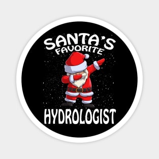 Santas Favorite Hydrologist Christmas Magnet